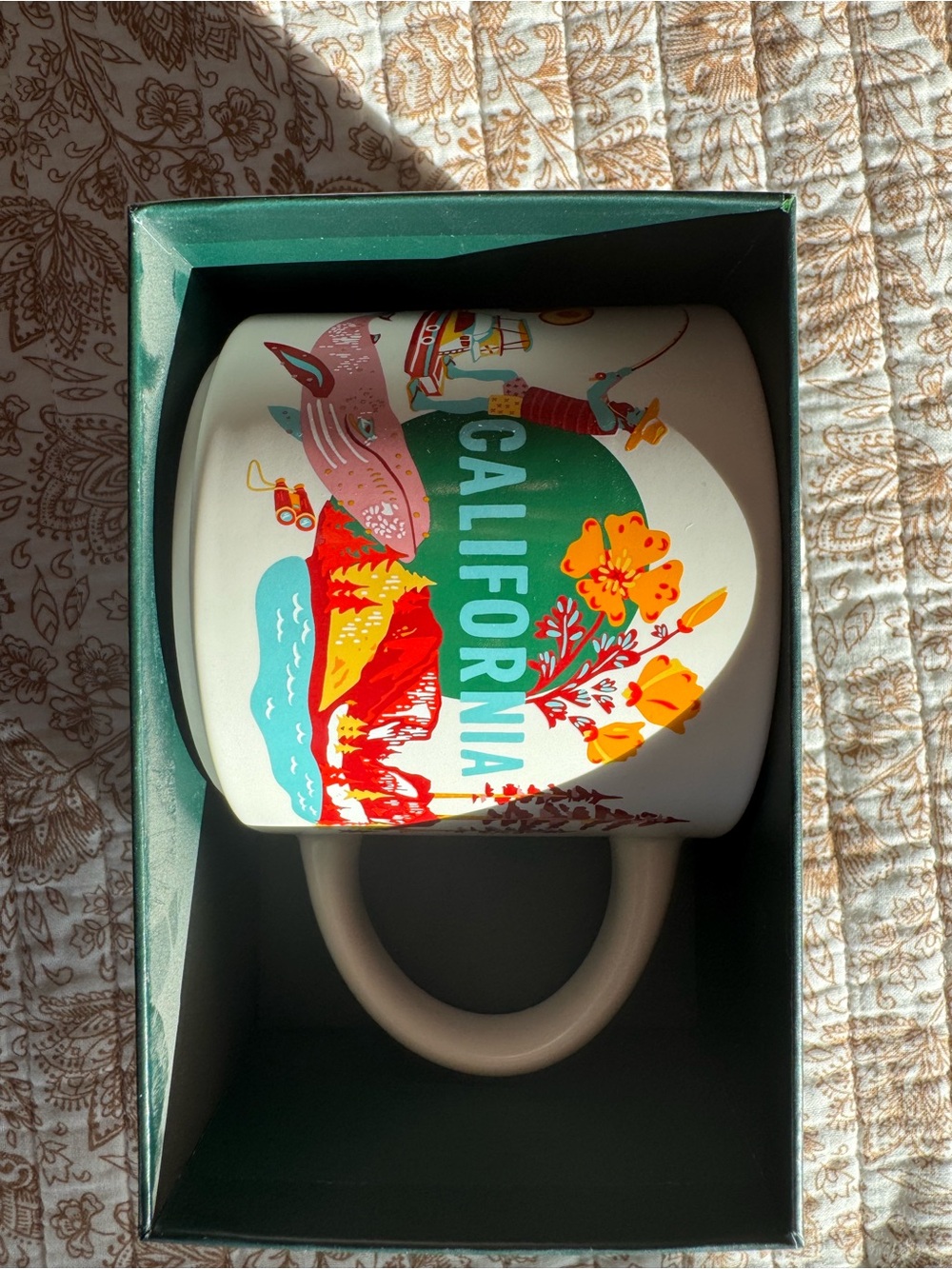 Starbucks California Illustration Ceramic Coffee Mug - White